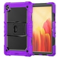 thumbnail image 6 of Allytechgroup Samsung Galaxy Tab A7 Lite SM-T220 T225 T227 8.7" Shockproof Rugged Bumper Kids Friendly Tablet Case with Screen Protector, Shoulder Strap, Purple, 6 of 8