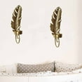 thumbnail image 5 of 2 Pieces Wall Hanging Candle Holder Tins Centerpiece Candles Stick Golden, 5 of 8