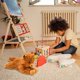 thumbnail image 5 of Muñeco de peluche de vaca escocesa de pelo largo, tejido sintético, relleno de PP, suave y mimoso, ideal para niños, fiestas, decoración de dormitorios y sofás, regalo, 5 of 7