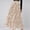 Beige, variant on FAOWME Women's Skirt High Waist Solid Color Polka Dot Design A Line Retro Style Comfortable Fashion Skirts For Casual Daily Wear,Beige,L