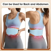 Abs Sculptor, Ab Toning Belt with Heat for Stomach Cellulite Removal Fat Burning, Lower Back Massager with 3 Heating, 8 Massage Modes, 19 Intensity for Belly Fat Loss, Postpartum Care