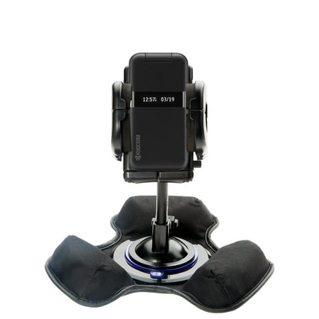Bean Bag Dashboard Mount - Car / Truck Vehicle Holder Mounting System for Kyocera Tomo S2410 Includes Unique Flexible Windshield Suction and Universal Dashboard Mount Options