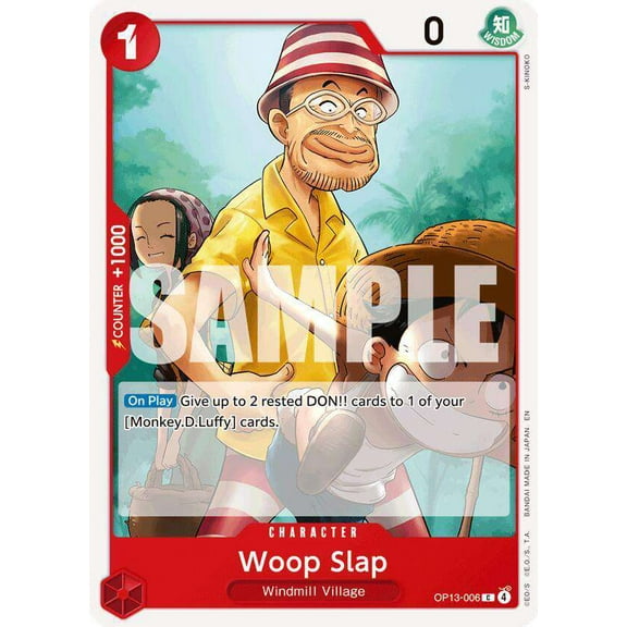 One Piece Carrying On His Will Common Woop Slap OP13-006