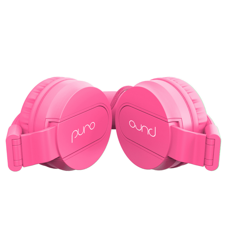 Puro Sound Labs PuroBasic Volume Limiting Wired Headphones for Kids,  Foldable & Adjustable Headband w/Microphone, Compatible with Smartphones,  Tablets