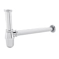 thumbnail image 3 of Siphon de lavabo rond en alliage de zinc chromé pour salle de bain et cuisine, 3 of 4