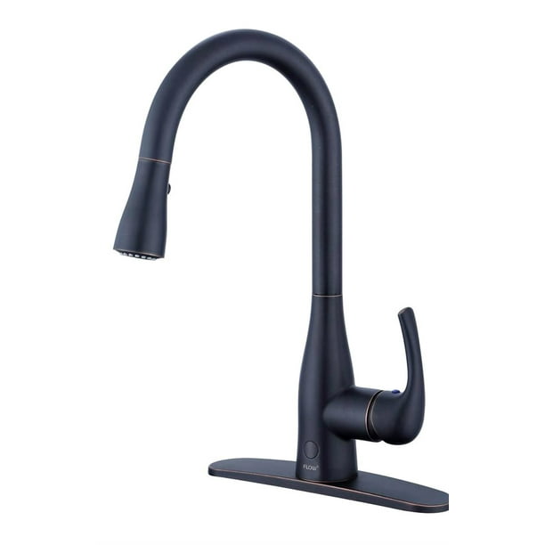 Kitchen Faucet Hand Free Motion Sensor Single Handle Pull ...