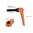 thumbnail image 2 of Unique Bargains 4 Pack M10 x 40mm Male Threaded Stud Adjustable Clamping Lever Handle Bolt Knob Orange, 2 of 6