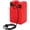 Red (24 L), variant on Lumiparty HDPE Marine Fuel Tank Kit, 12L/24L/55L Portable Boat Gas Tanks for Outboards, Durable & UV-Resistant Construction