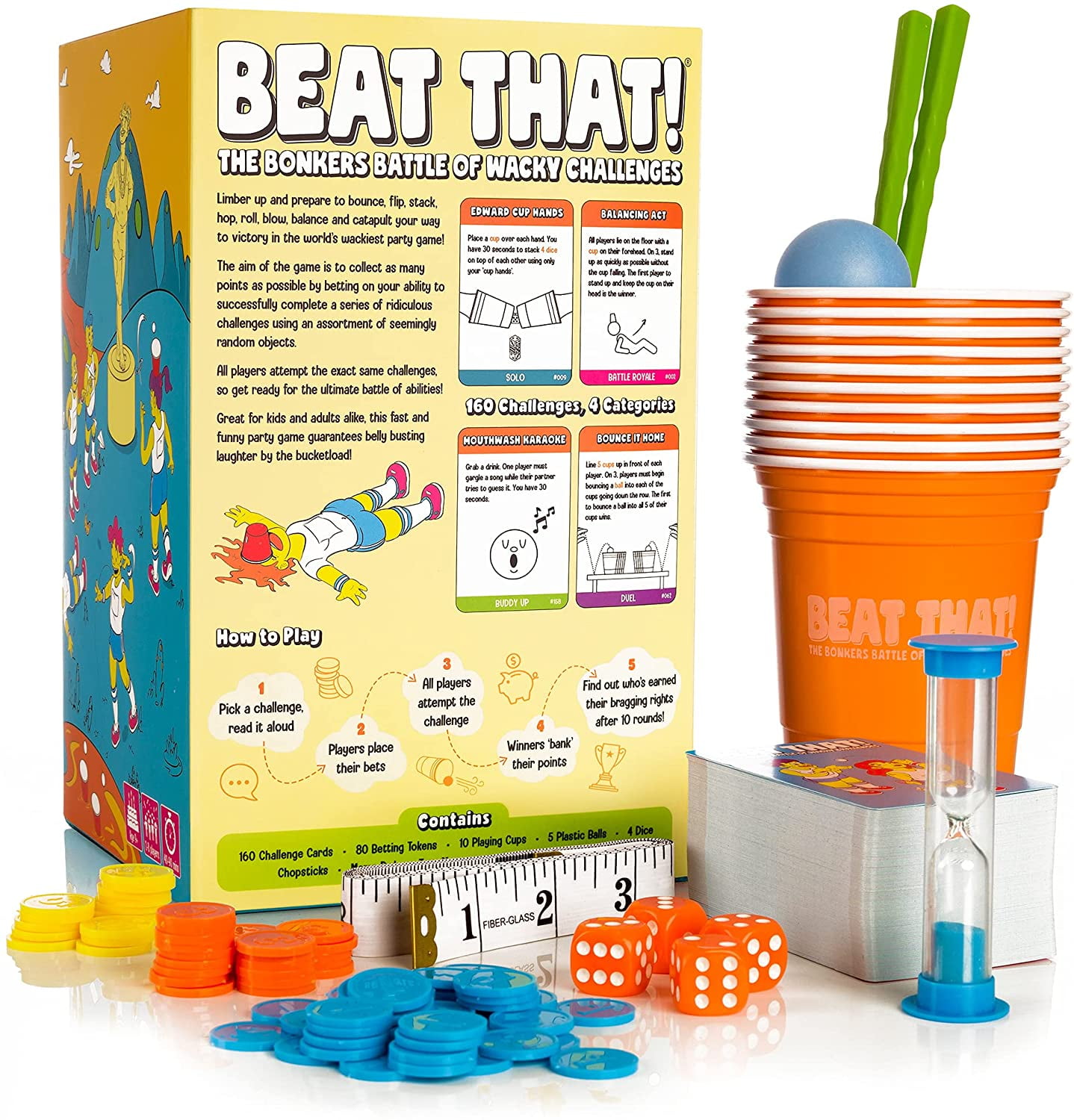 Beat - The Bonkers Battle of Wacky Challenges [Family Party Game for & Adults] - Walmart.com