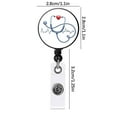 thumbnail image 3 of TopLLC Brooches Nurse Badge Buckle Easy-To-Pull Buckle Retractable Badge Easy-To-Pull Certificate Buckle badge buckle, 3 of 7