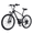 Step Over-Black, variant on Electric Mountain Bike for Adults 26" Step-Thru/Over Commuting Ebike for Men Women with Peak Power 540w, 360Wh Built-in Battery, LCD Display, 7 Gears & Front Shock Absorber