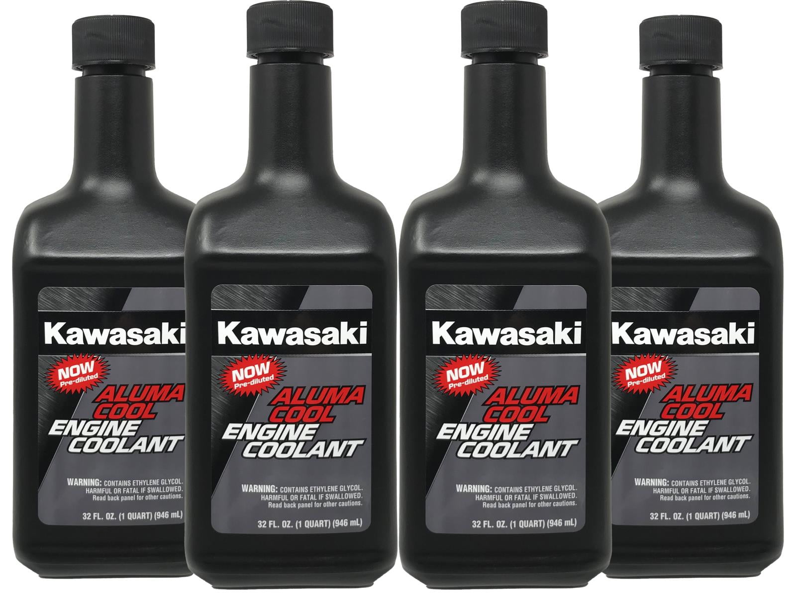 Kawasaki Genuine OEM Aluma Cool Engine Coolant K61081004B 4 Pack
