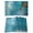 Blue, variant on Teal Blue Placemats Set of 4 Modern Abstract Art Place Mats Table Mats Kitchen Dining Home Outdoor Party Table Decoration