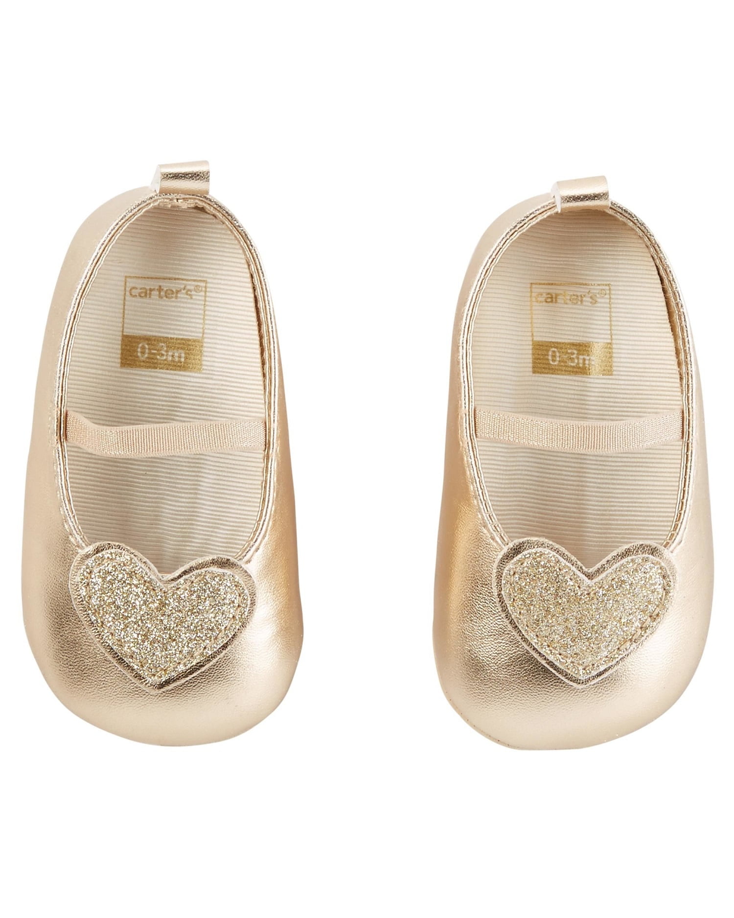 carters gold shoes