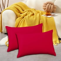 COM1950s Outdoor Pillow Cover,Waterproof Rectangle Cushion Cover 12X20 Inch,Modern Solid Color Patio Furniture Protector for Chair Backrest,Deck Poolside Use