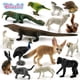 thumbnail image 2 of Komodo Dragon Wolf Dog Cat Sloth Rabbit Lizard Parrot Cormorant Fox Bat animal model action figure Educational toys for children Gao Jinjia LED, 2 of 2