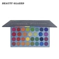 thumbnail image 1 of Paleta de sombras de ojos HUOGUO, 39 colores, neón perlado mate, 1 of 5