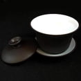 thumbnail image 5 of Teacup Kungfu tea bowl zisha red brown 4oz/130ml yixing cup black set 0f 2, 5 of 7