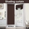 thumbnail image 2 of Cortinas para ventana y ventana 3 en 1 para puertas francesas en la terraza, cortina de luz lateral, cortina de lazo, 2 of 5