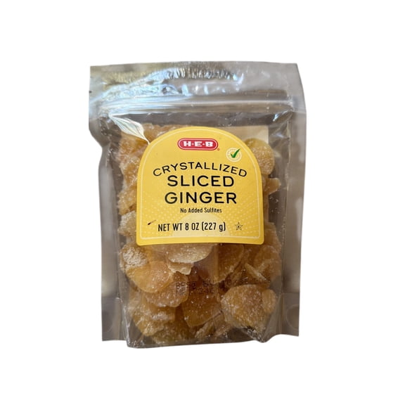 H-E-B Dried Crystallized Sliced Ginger, 8 oz
