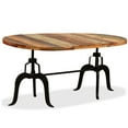 thumbnail image 6 of vidaXL Dining Table Dinner Desk Kitchen Dining Room Furniture Wood and Steel, 6 of 22