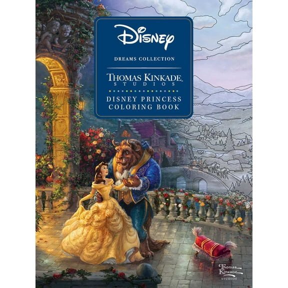 Disney Dreams Collection: Thomas Kinkade Studios Disney Princess Coloring Book (Paperback)