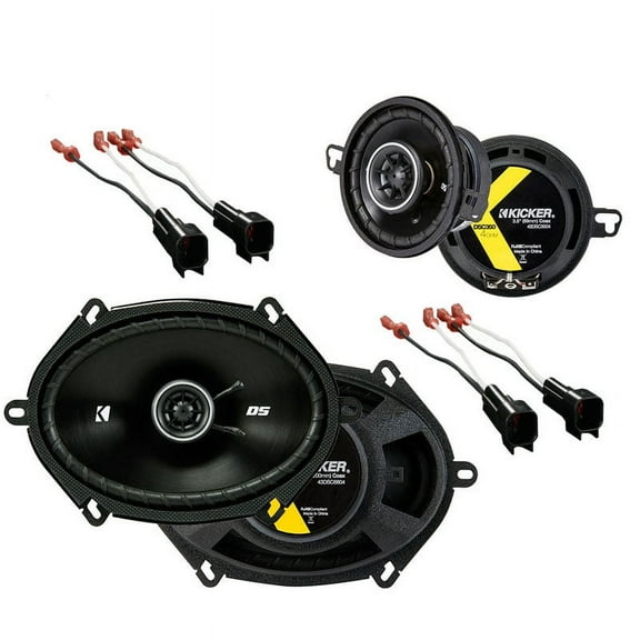 Fits Ford Thunderbird 2002-2005 OEM Speaker Upgrade Kicker DSC68 DSC35 Package