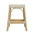 thumbnail image 4 of Butler Specialty Company Robias Rattan 24.5" Counter Stool - White And Tan Dot, 4 of 6
