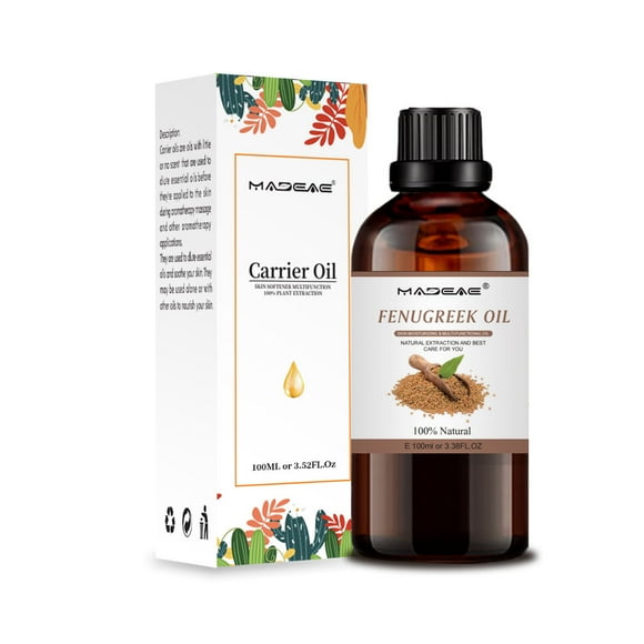 SHSLING Fenugreek Oil 100ml - 100% Natural & Pure Fenugreek Oil For Hair Growth,skin Health - Fenugreek Seed Extract Carrier Oils