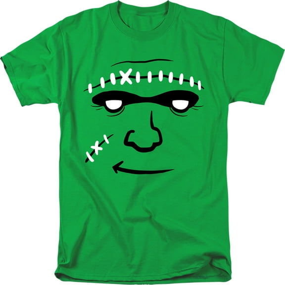 Popfunk Halloween Frankenstein Costume Unisex Adult T Shirt, Kelly Green, X-Large