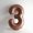 ST-03, variant on Retro-Style 40-Inch Coffee-Brown Digital Balloon - Giant Aluminum Foil Balloon for Baby Birthday Celebrations and Photography Props