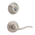 thumbnail image 1 of Toluca Entrance and Deadbolt Leverset - Satin Nickel, 1 of 1