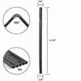 thumbnail image 4 of 500/200/100pcs Flexible Bendy Black Drinking Straws Plastic Disposable Straws, 4 of 4