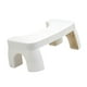 thumbnail image 2 of Toilet Potty Foot Stool Prevent Slipping Improve Posture PP Squatting Potty Stool for Office White, 2 of 5