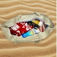 thumbnail image 4 of Flaskamite- Women's Large Zippered Beach Canvas Tote Bag with Matching Coin Pouch, 4 of 7