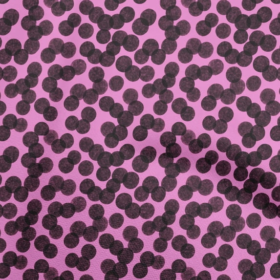 oneOone Silk Tabby Pink Fabric Block Sewing Material Print Fabric By The Yard 42 Inch Wide-8P