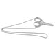 thumbnail image 5 of Tijeras de Bordado Retro, Tijeras de Costura eficientes de acero inoxidable de plata con cadena de vaina para cosura, 5 of 7