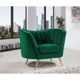 thumbnail image 2 of Homestock Eclectic Escape Green Velvet Chair, 2 of 10