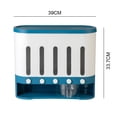 thumbnail image 1 of Contenedor De Comida De Arroz Seco Montado En La Pared Contenedores De Almacenamiento De Cocina Separados Caja Para Cereales Dispensador Automático De Granos Artículos De Cocina Methold HA023030-00, 1 of 7