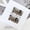 [L] code, variant on Coffee color gradual change light luxury white hand wear nail light luxury pure manual high quality control nail