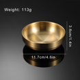 thumbnail image 2 of Double Thick Metal Rice Cereal Bowls 304 Stainless Steel Bowl Double Walled Ice Cream Soup Bowls Heat Insulated Mixing Bowl, 2 of 9