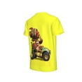 thumbnail image 6 of Donkey Kong Funny 3D Printed Graphic Tee, Lightweight T-Shirts for Boys Girls, Novelty Crew Neck Short Sleeve Tops for Kids, 6 of 8