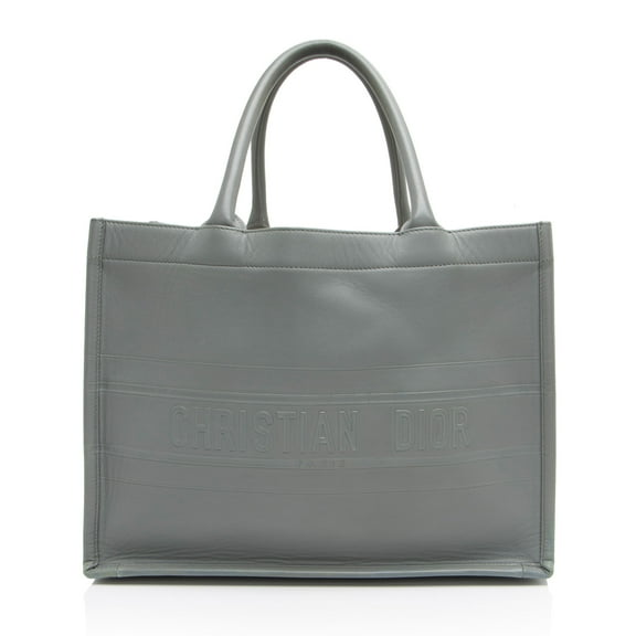 Pre-Owned Dior Calfskin Medium Book Tote