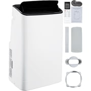 14,000 BTU Portable Air Conditioner Cools Up to 750 Sq.Ft, 3-IN-1 Quiet Portable AC Unit with Remote Control & Installation Kits for Large Room, Smart/Sleep Mode, Auto Swing, 24H Timer