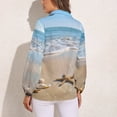 thumbnail image 2 of Starfish Beach Long Sleeve Blouse Woman Streetwear Casual Shirts Summer Oversize Woman Streetwear Clothing Birthday Present, 2 of 7
