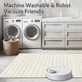 thumbnail image 5 of ODIKA 4' x 6' Machine Washable Non-Slip Area Rug, Contemporary Plaid High Traffic Rug, Beige, 69126, 5 of 7