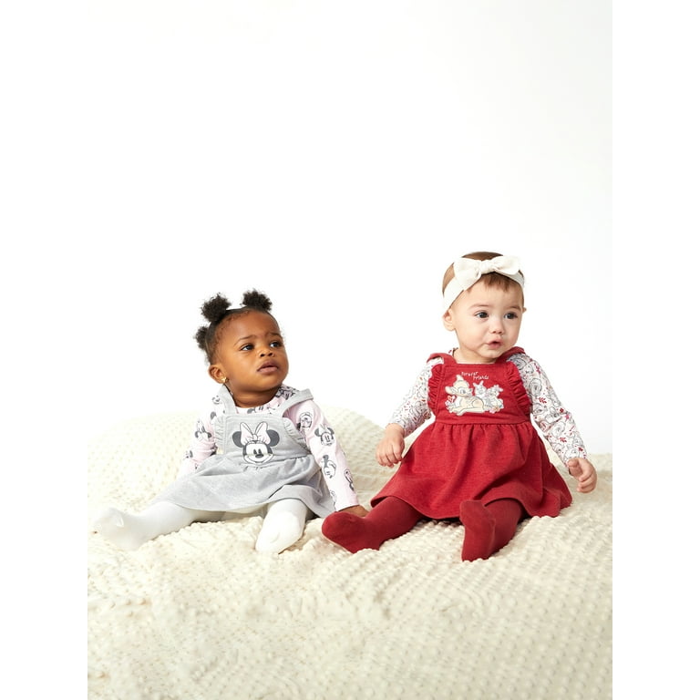 Baby red pinafore dress best sale