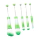 thumbnail image 2 of 5 brochas de maquillaje con cuentas, brocha para lápiz labial, brocha multiusos para cejas, brocha correctora para actividades en el hogar de las muje Verde, 2 of 9