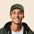 thumbnail image 3 of Dalix Formula Racing Car Embroidered Cap Cotton Baseball Summer Cool Dad Hat Mens in Olive, 3 of 5