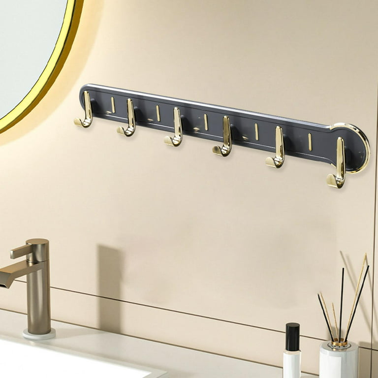 Solid Brass Coat Rack Wall Mounted Towel Hooks Metal Bathroom Hooks Kitchen  Organizer Wall Hat Key Hooks Hanger 